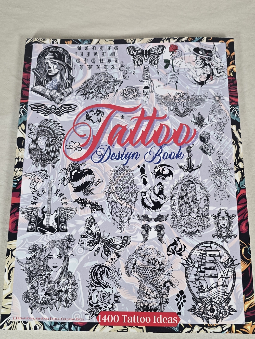 Tattoo Design Book J Fabian Rama 1400 Tattoo Ideas Flash Art Reference 2022